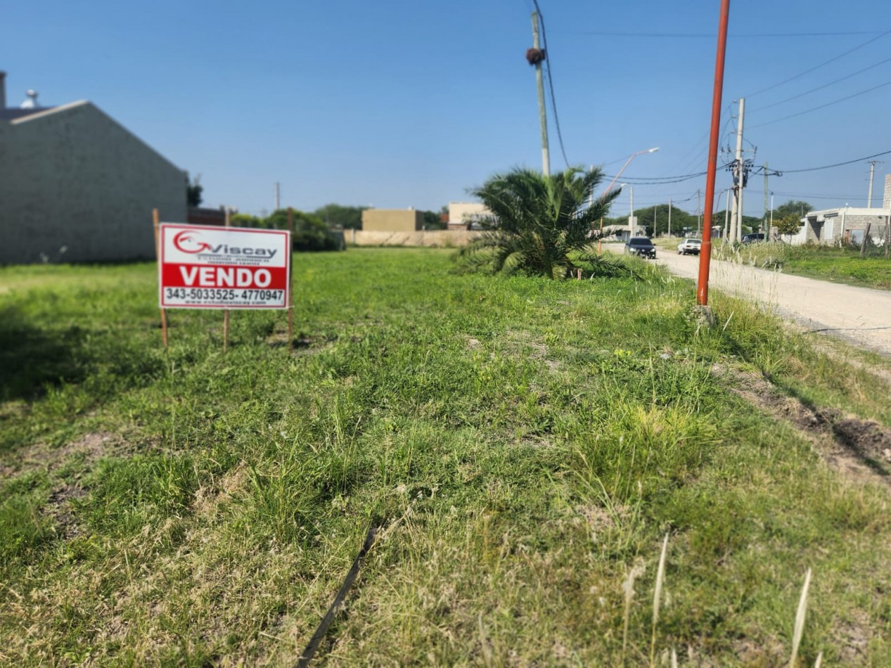 VENDO LOTE EN ORO VERDE 591 m2 LOTEO "OASIS 3" U$D 18.000