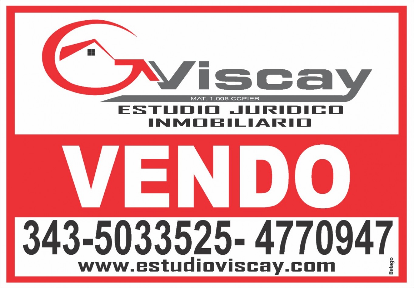 VENDO LOTE EN ORO VERDE 591 m2 LOTEO "OASIS 3" U$D 18.000