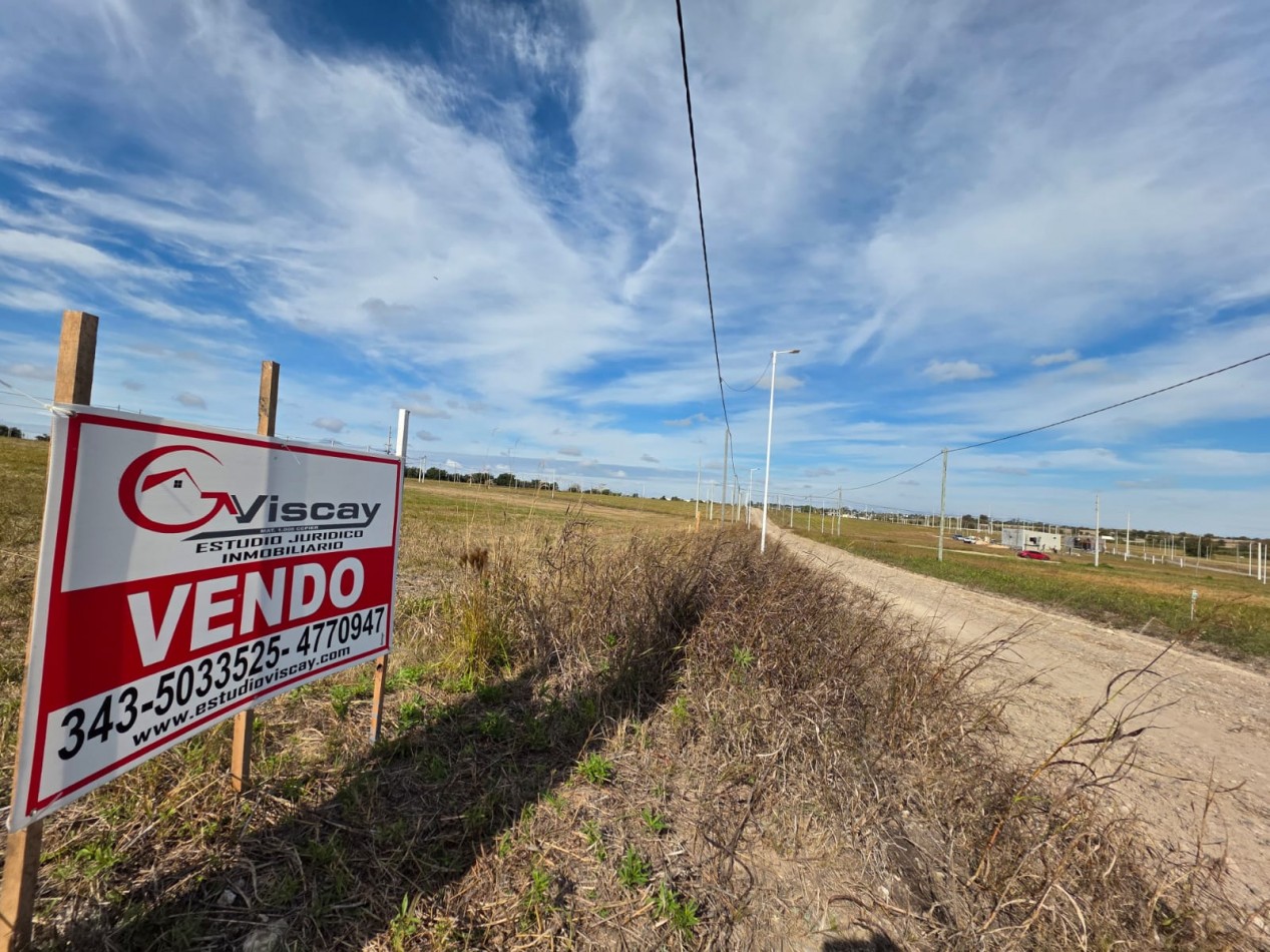 VENDO LOTE ZONA ACCESO NORTE  750 m2 U$S 16.500.-