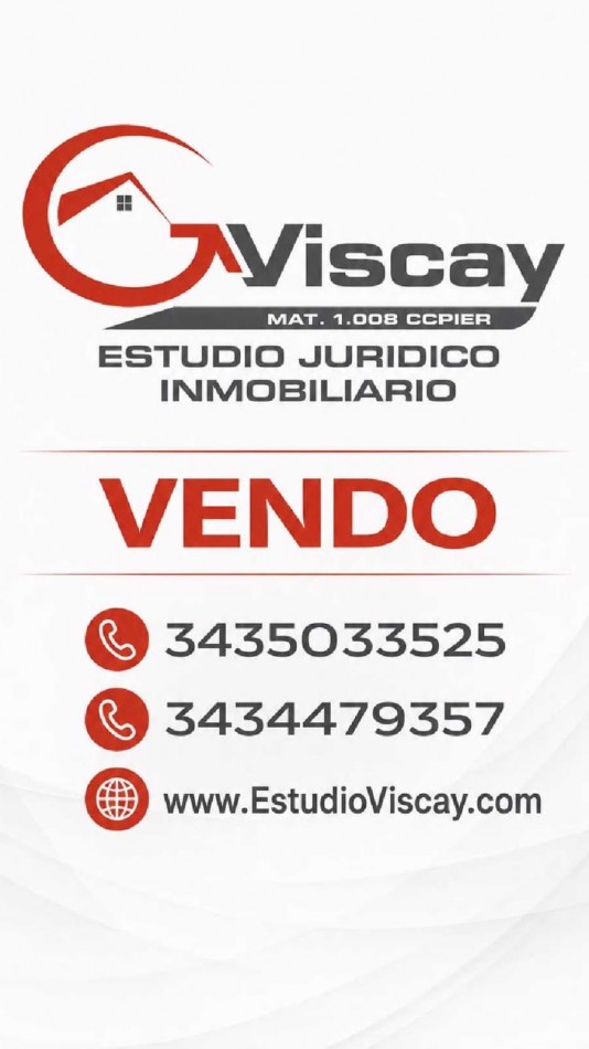 VENDO TERRENO CON PILETA U$D 10.500