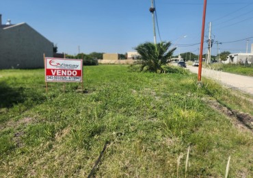 VENDO LOTE EN ORO VERDE 591 m2 LOTEO "OASIS 3" U$D 18.000